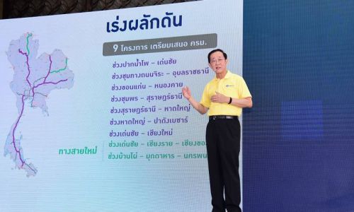 “คมนาคม” โชว์ผลงาน 4 ปี เดินหน้า 21 โครงการรวมมูลค่า 1 ล้านล้านบาท