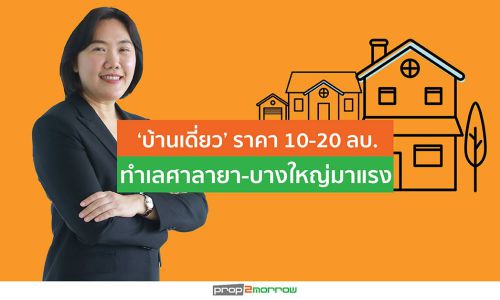 พลัสฯ เผยผลสำรวจบ้านเดี่ยวทำเลศาลายา-บางใหญ่ ราคา 10-20 ล้านบาท มาแรง