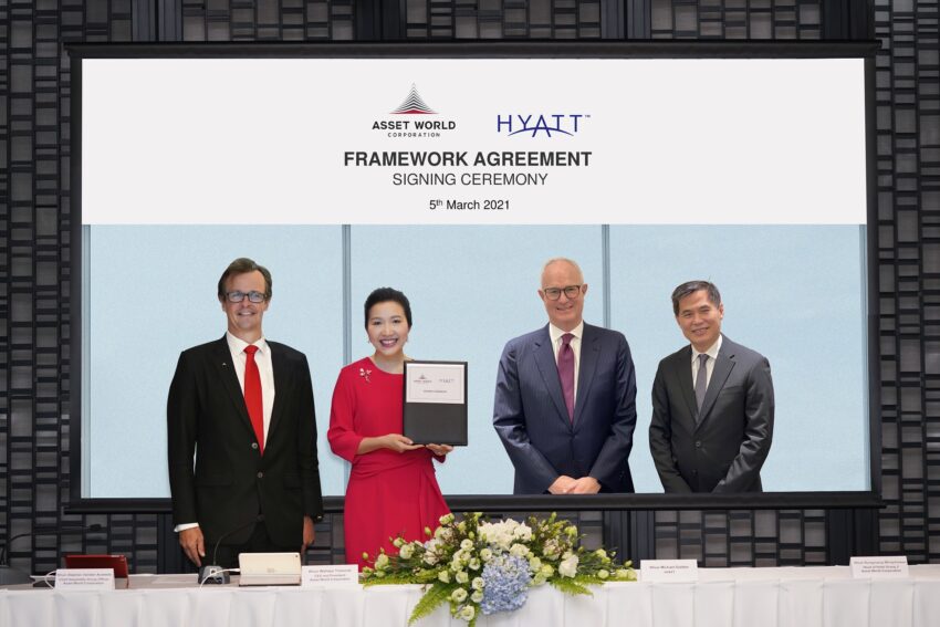 “AWC” จับมือ “HYATT”  พัฒนาโรงแรมภายใต้แบรนด์”HYATT”รวมกว่า 1,000 ห้อง ทั่วประเทศ