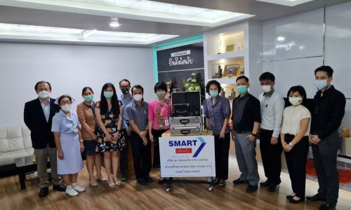 SMART ร่วมใจสู้ภัยโควิด-19 มอบเครื่องอัลตราซาวด์ขนาดพกพา รพ.ชลบุรี