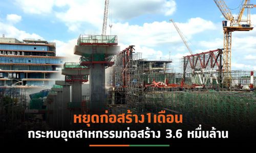 ศูนย์วิจัยกสิกรประเมินหยุดก่อสร้าง1เดือนฉุดมูลค่าการลงทุนหดตัว-3.8%