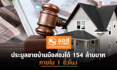 สินเชื่อบ้าน 68 ปี ธอส.กรอบวงเงิน 500 ล้านบาท หมดเกลี้ยงภายใน 43 วินาที