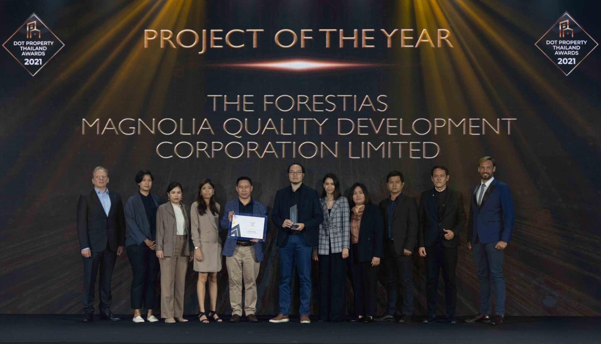 You are currently viewing MQDC และ The Forestias กวาด 5 รางวัลจากงาน Dot Property Thailand Awards 2021