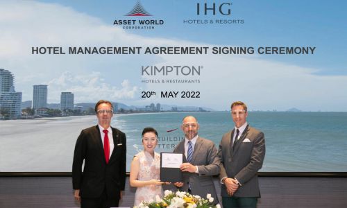 AWCผนึกเครือ IHG พัฒนา “คิมป์ตัน หัวหิน รีสอร์ท” รองรับการเติบโตการท่องเที่ยว หลังมาตรการเปิดประเทศ