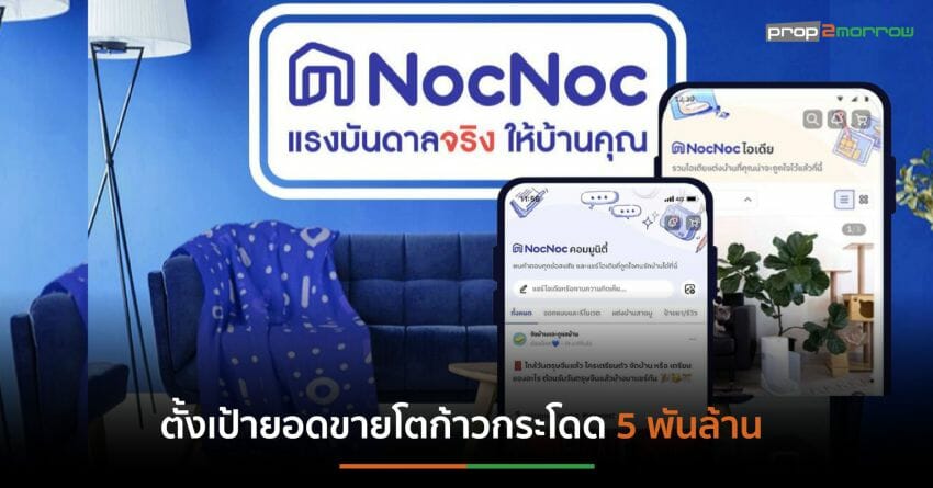 “NocNoc” เดินหน้าลุยแพลตฟอร์ม Home and Living ออนไลน์