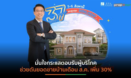 “ลลิล พร็อพเพอร์ตี้” ฉลองสู่ปีที่ 37 ขนแนวราบกว่า 60 โครงการ  จัดแคมเปญ “ชีวิตที่ดี บ้านที่ใช่”