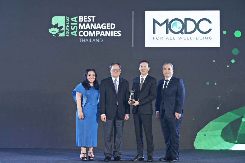 MQDC ชนะรางวัล “Thailand’s Best Managed Companies” ประจำปี 2566 เป็นปีที่ 2 ติดต่อกัน