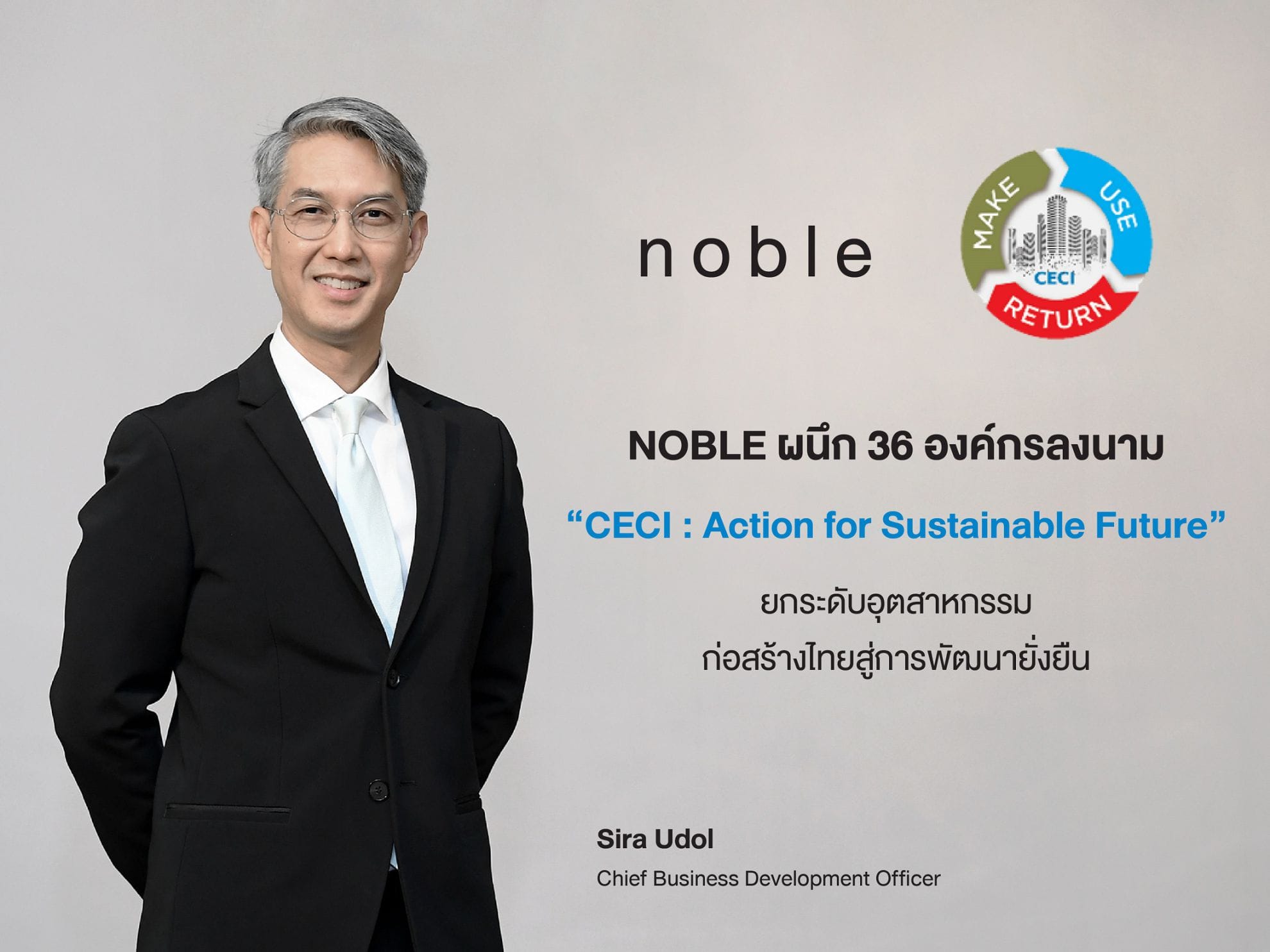 You are currently viewing NOBLE ผนึก 36 องค์กรยกระดับอุตสาหกรรมก่อสร้างไทย