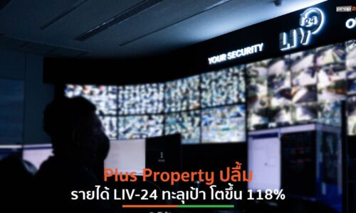 พลัส พร็อพเพอร์ตี้ ตั้งเป้ารายได้ปี’67 แตะ 180 ล้านบาท จากบริการ LIV-24