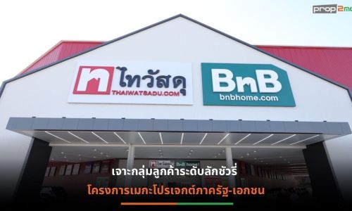 “ไทวัสดุ”วางยุทธศาสตร์ล้อมเมือง ทุ่มงบ 400 ล้านบาท ปักหมุด เปิดตัว“ไทวัสดุ x บีเอ็นบีโฮม“สาขาที่ 77