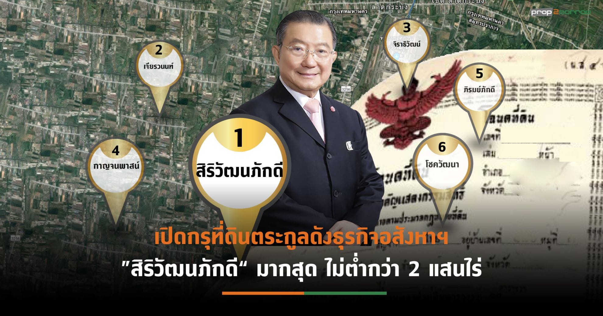 You are currently viewing 6 ตระกูลใหญ่ ถือครองที่ดินมากสุดในประเทศไทย